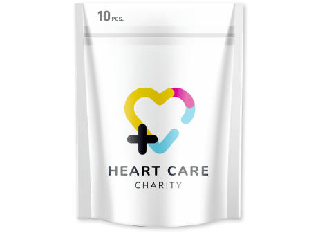 Product image 10 Pflaster in vollfarbig bedruckter Papiertasche Werbeartikel