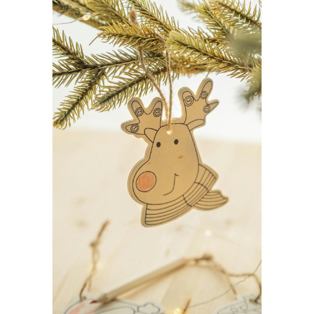 Christbaumschmuck zum Ausmalen Oppland Werbeartikel
