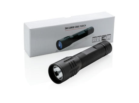 Große 3W Cree Taschenlampe Werbeartikel