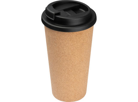 Trinkbecher mit Korkoberfläche, 400ml bedrucken
