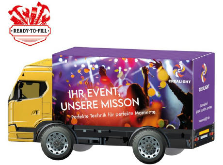 Product image 3D Präsent LKW Individuelle Befüllung Werbeartikel