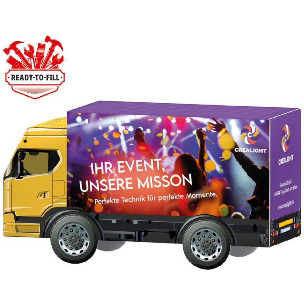 Product image 3D Präsent LKW Individuelle Befüllung Werbeartikel