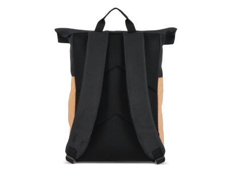 Rolltop-Rucksack Kork &amp; R-PET 18L bedrucken