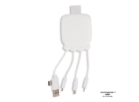 3192 | Xoopar Octopus Gamma 2 Powerbank with Bio Charging cable 3000mAh  Werbeartikel