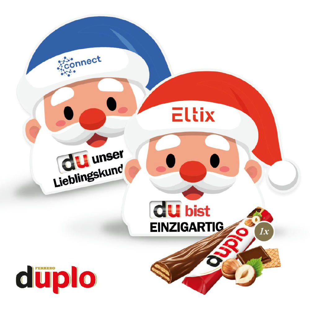 Product image Werbekarte "Santa" mit duplo Werbeartikel