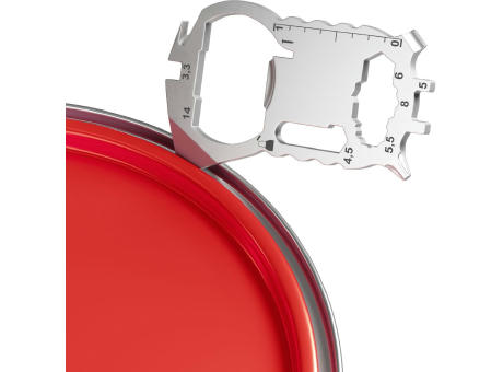 RICHARTZ KEY TOOL compact work hebelt den Deckel eines Farbeimers auf – Schlüsselanhänger-Multitool mit Ihrem Logo