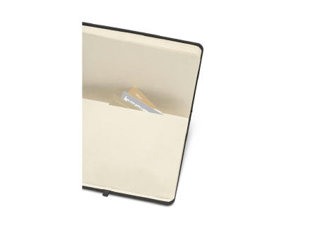 MATISSE. Notizbuch A5 mit festem Einband aus Leder (70% recylceltem) mit linierten Blättern Werbeartikel