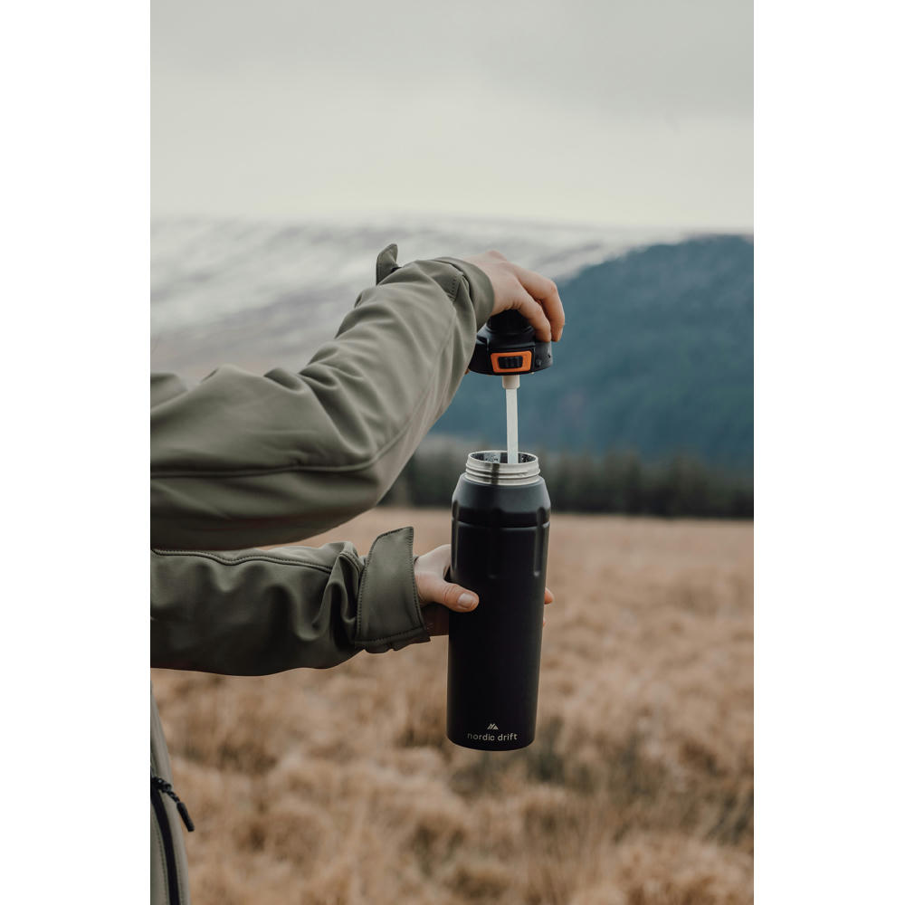 Nordic Drift Trail isolierte verschließbare RCS Sportflasche Werbeartikel