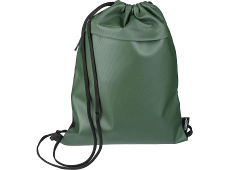 rPET Polyester (600D) Rucksack mit Kordelzug Auri Werbeartikel