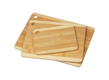 Product image 3er Set Bambus Schneidebretter Werbeartikel