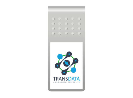 ROMINOX® Mehrweg-Büroklammer Straight Clip XL mit Noppen, idealer Mailingartikel für Dokumente, bis zu 35 Seiten Klemmkraft Werbeartikel