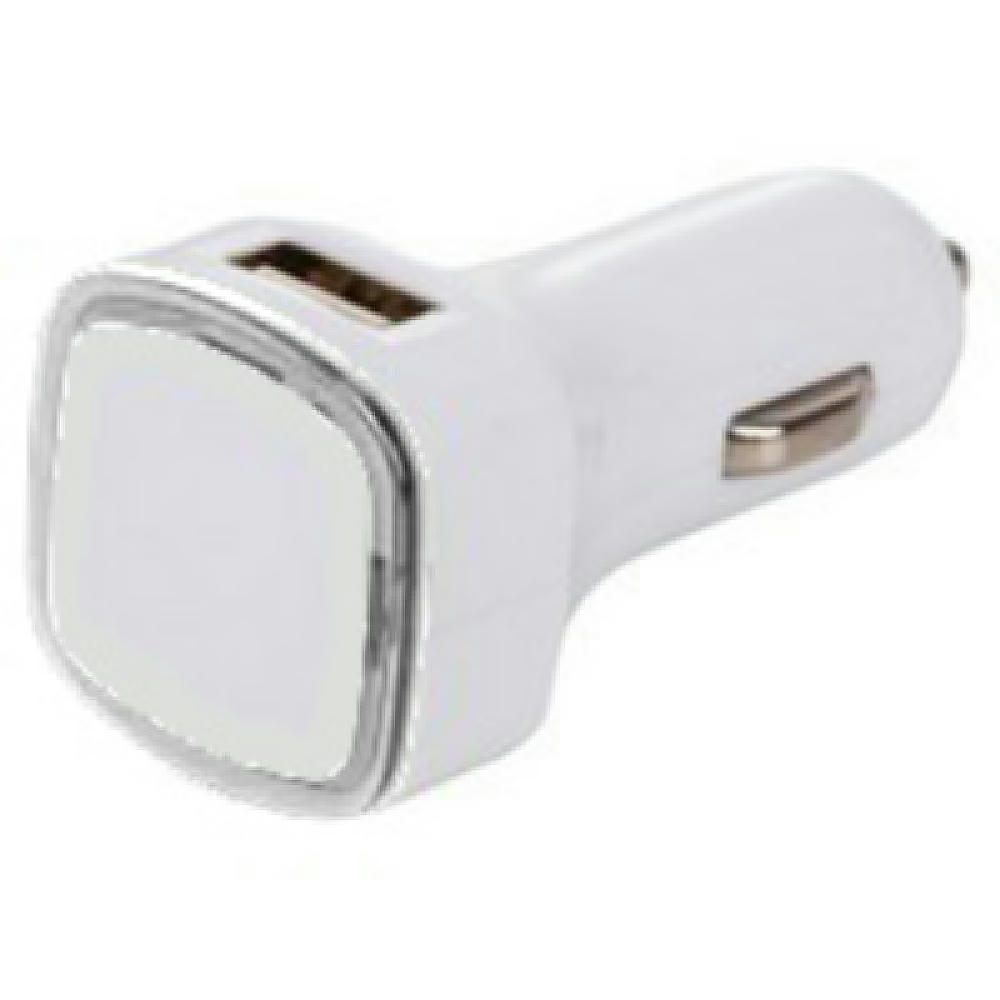 Car Charger 01 (2,1 A) Blau Transparent Werbeartikel
