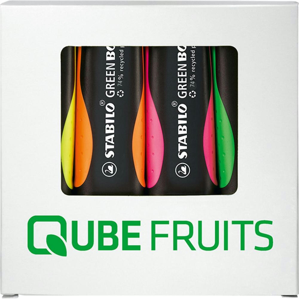 Product image STABILO GREEN BOSS Leuchtmarkierer 4er-Set Werbeartikel