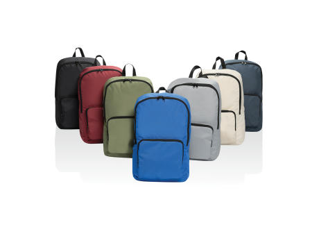 Dillon AWARE™ RPET faltbarer klassischer Rucksack bedrucken
