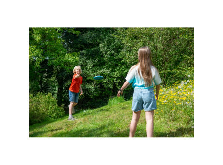 Wurfscheibe "Space Flyer 22", upcycling Werbeartikel