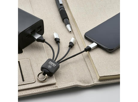 Sagan Ladekabel rPET 4 in 1 bedrucken