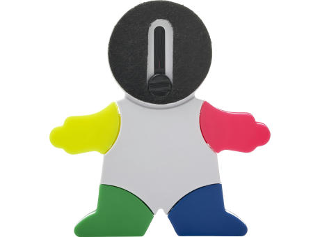 Textmarkerin Figur-Form aus Kunststoff Ella bedrucken