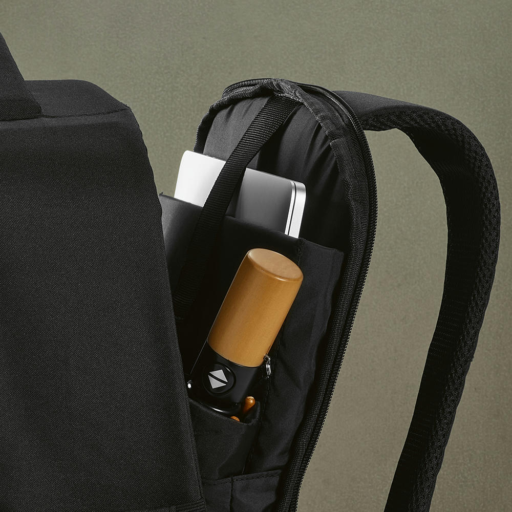 Budapest Laptop Rucksack 16L rPET  Werbeartikel