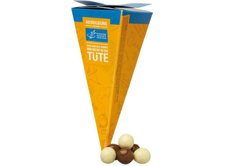 Knusperkugeln-Mix, ca. 20g, Präsent-Pyramide bedrucken