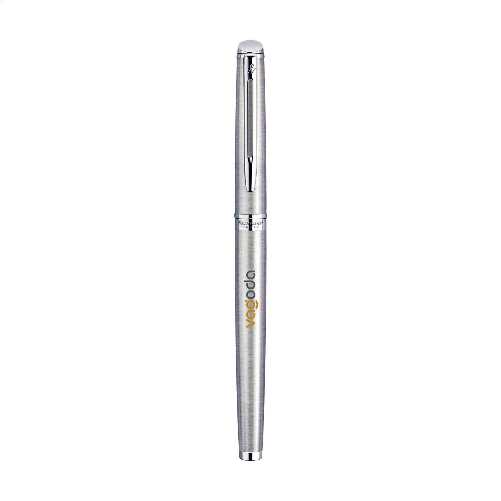 Waterman Hémisphère Rollerball Silber - schwarze Mine Werbeartikel