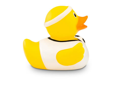 Werbeente Fritz Freistoß - Trikot Weiß Werbeartikel