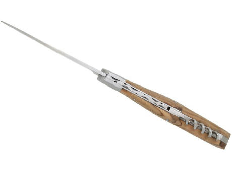 Taschenmesser 'Heritage', 12cm, Korkenzieher, Olivenholz Werbeartikel
