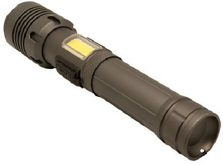 2-in-1 Wiederaufladbare Taschenlampe 'Rigel' (M) Werbeartikel