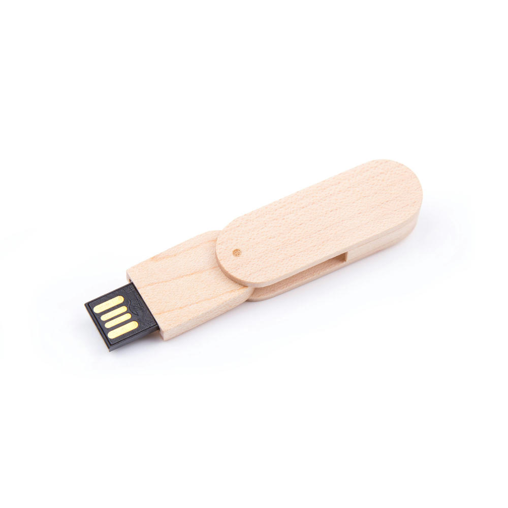 USB Stick Holz Swivel Werbeartikel