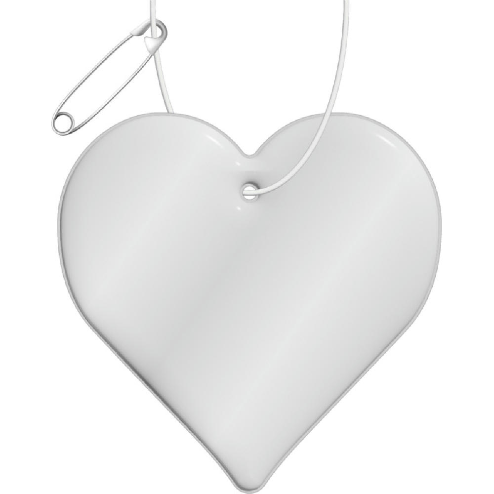 Product image RFX™ H-16 leichter, reflektierender PVC-Anhänger Herz Werbeartikel