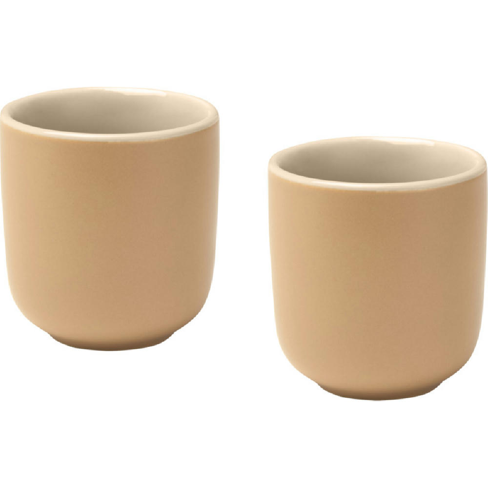 Male 90 ml Keramik Espressotassen – 2er Set Werbeartikel