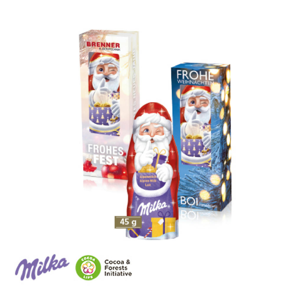 Milka Weihnachtsmann, 45 g Werbeartikel