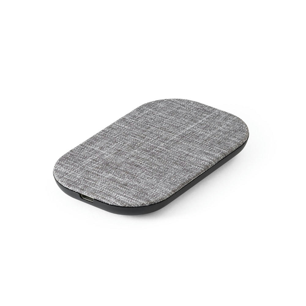 Product image RENEWAL CHARGER. Superschnelles 15W wireless Ladegerät aus recyceltem PET (100 % rPET) Werbeartikel
