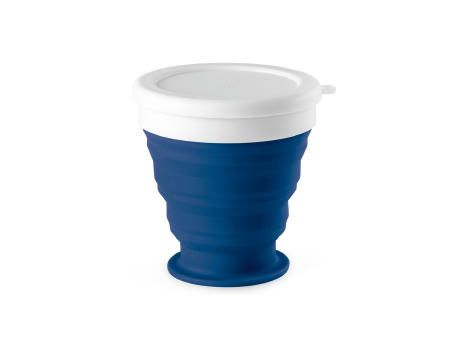 Product image ASTRADA. faltbarer Reisebecher aus Silikon und PP 250 ml bedrucken