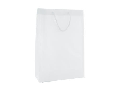 Tragetasche transparent mit 2 Fenstern A5 Werbeartikel