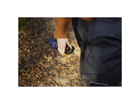 Carabiner RCS RPET faltbarer Regenschirm 21 inch Werbeartikel