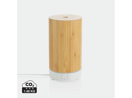 Aromadiffusor aus RCS recyceltem Kunststoff und Bambus Werbeartikel