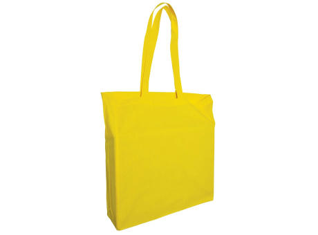 Product image Baumwolltaschen mit langen Henkeln und Bodenfalte, 115 gr/m² bedrucken