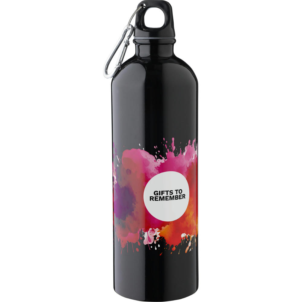 Recycelte einwandige Edelstahlflasche (750 ml) Emeric Werbeartikel