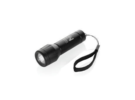 Flara USB-aufladbare Taschenlampe aus RCS recyceltem ABS Werbeartikel