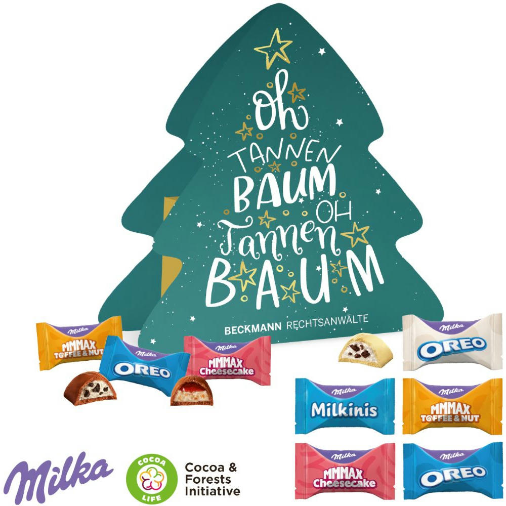 Product image Weihnachtsbaum Milka „Favourites“ Werbeartikel
