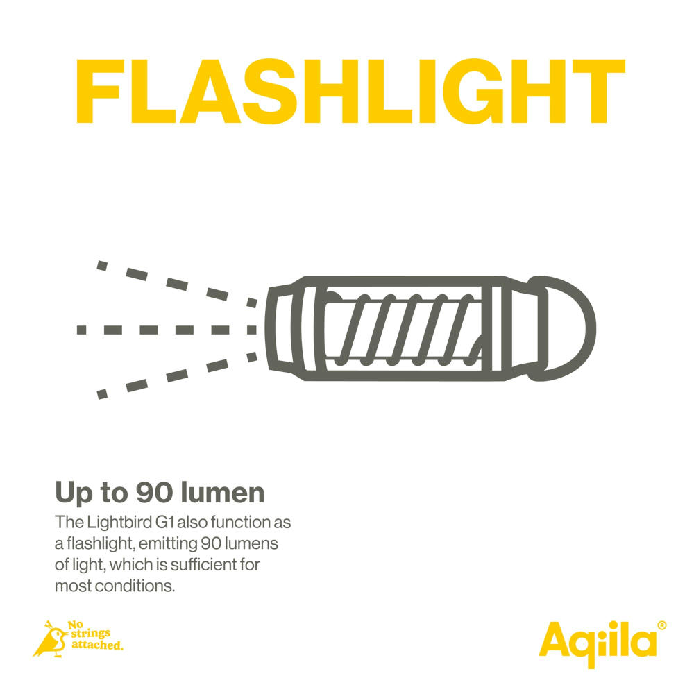 Aqiila Lightbird G1 Campinglampe und Taschenlampe Werbeartikel