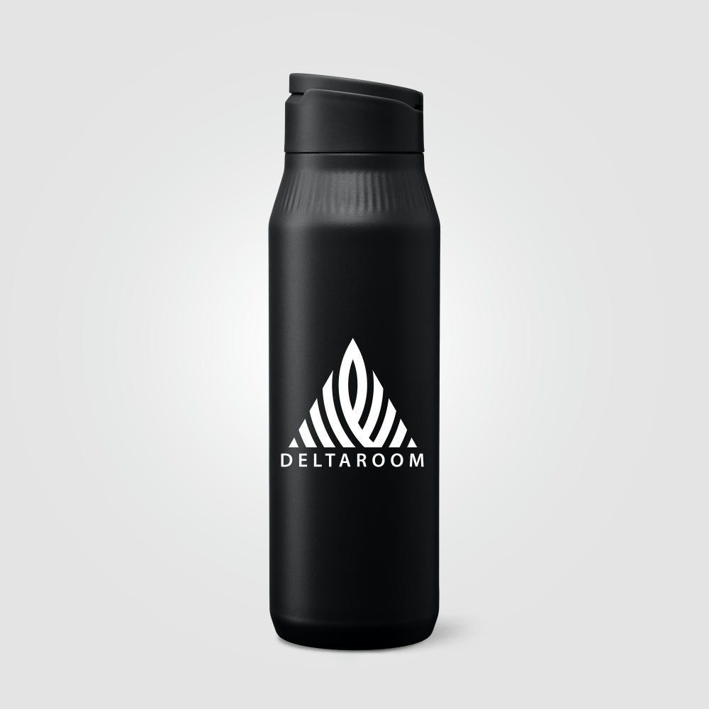 Majesty Selfie-Stand-Trinkflasche aus Edelstahl - 750 ml Werbeartikel
