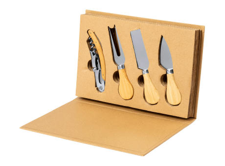 Wein- und Käsemesser-Set Tantic Werbeartikel