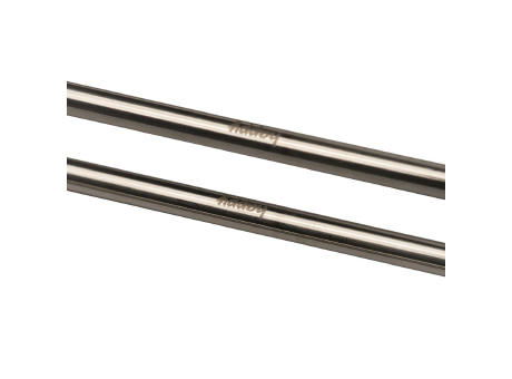 Strohhalm-Set "Steel" Werbeartikel