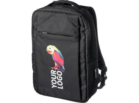 rPET (300D) Laptop-Rucksack Jesse bedrucken