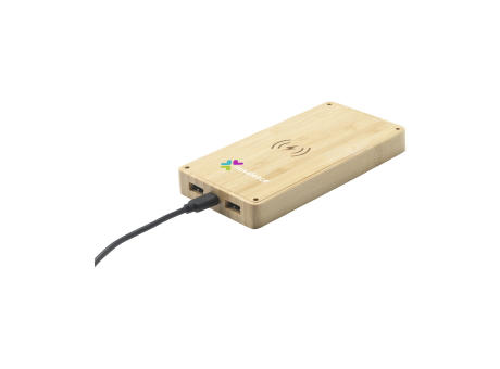 Solar Powerbank 8000+ Wireless Charger Ladegerät bedrucken