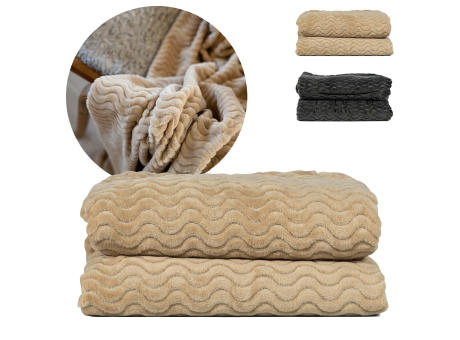 Sagaform Agnes Fleece Plaid 130x170 cm Werbeartikel