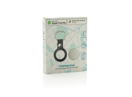 Findmate Dual IPX5 Artikel-Finder aus RCS recyceltem ABS Werbeartikel