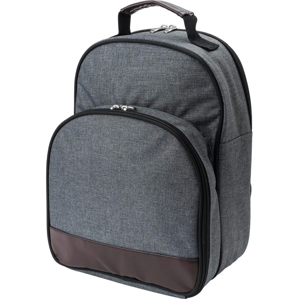 Picknick-Kühlrucksack aus Polycanvas Jolie Werbeartikel