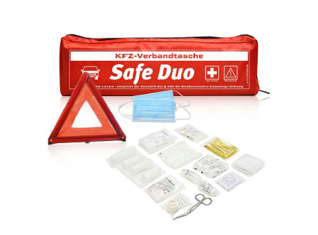 KFZ-Verbandtasche, SAFE DUO STANDARD Werbeartikel